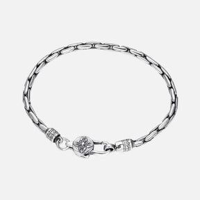 Pulseira Masculina Lux Prata 925