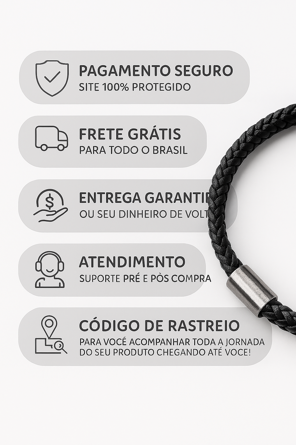 Pulseira Folhas de Prata 925