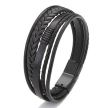 Pulseira King Magnet – Couro Premium com Fecho Magnético