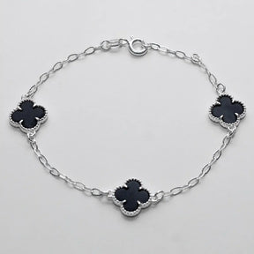 Pulseira Folhas de Prata 925